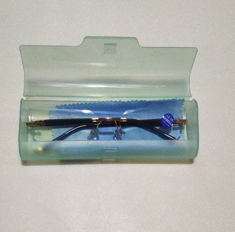 NoBlu Vision Blue Light Glasses for Men & Women for Screen, Eye Strain & Sleep, Computer Gaming Glasses With Clear Frame & Travel Case