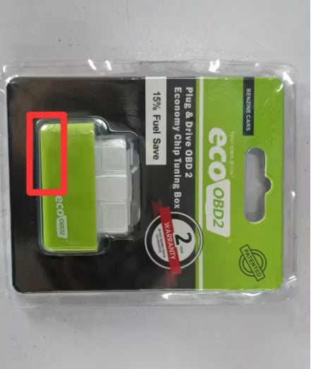Fuel Save Pro
2 PCS Automobile Power Upgrade Fuel Saving, OBD2 ECOOBD2 Automotive Plug and Driver Single Plate, Automotive Energy Saver Accessories, Universal for Most Cars (Green)