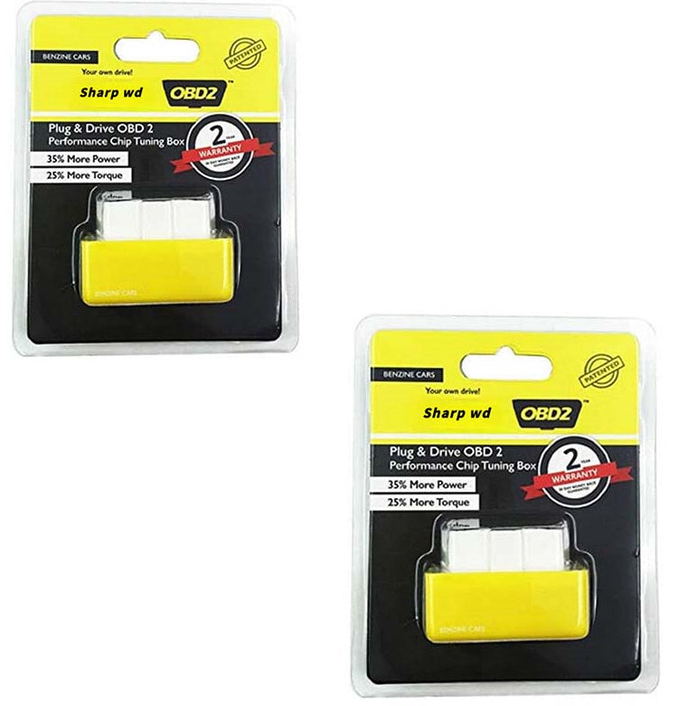 Fuel Save Pro
2 PCS Automobile Power Upgrade Fuel Saving, OBD2 ECOOBD2 Automotive Plug and Driver Single Plate, Automotive Energy Saver Accessories, Universal for Most Cars (Green)