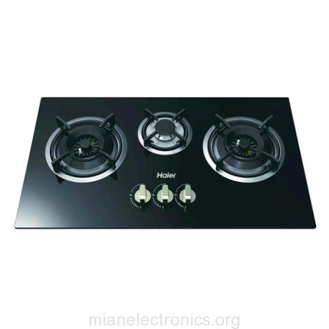 Haier Hob - HCC631DGG (BUILT IN HOB GLASS 3 BURNER)